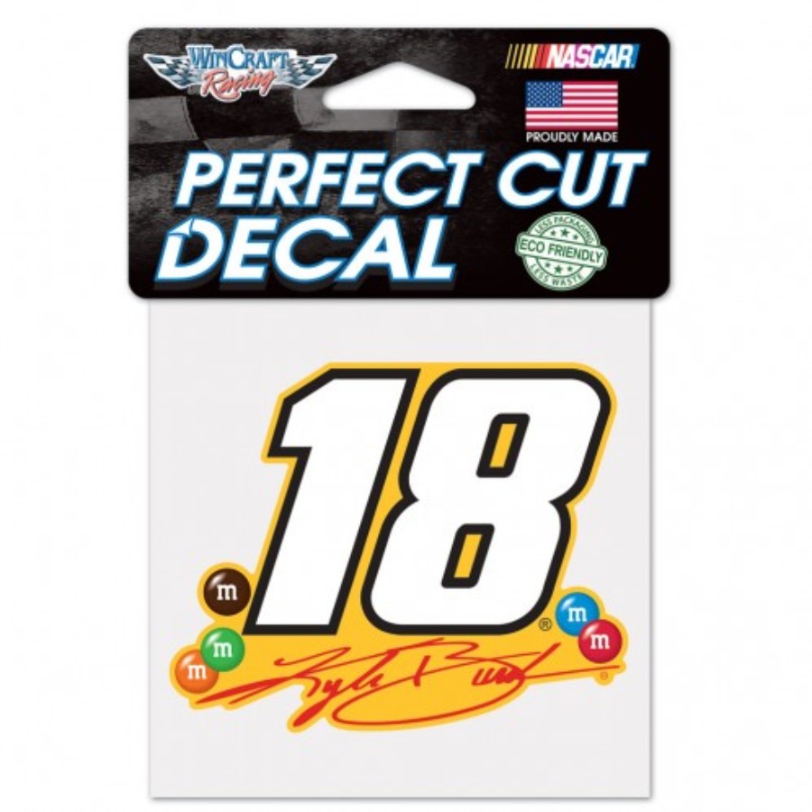 Kyle Busch #18 - 4x4 Die Cut Decal