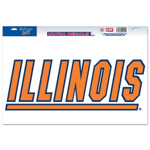 University Of Illinois Fighting Illini - 11x17 Ultra Decal