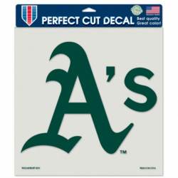 Oakland Athletics A's Alternate - 8x8 Full Color Die Cut Decal