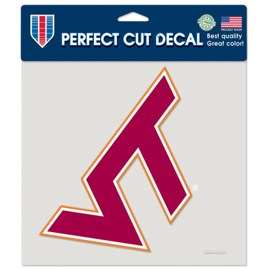 Virginia Tech Hokies - 8x8 Full Color Die Cut Decal
