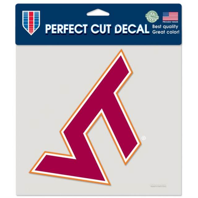 Virginia Tech Hokies - 8x8 Full Color Die Cut Decal