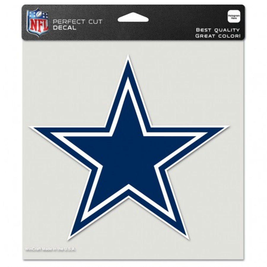 Dallas Cowboys Logo - 8x8 Full Color Die Cut Decal at Sticker Shoppe