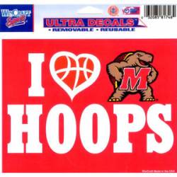 I Love University Of Maryland Terrapins - 5x6 Ultra Decal