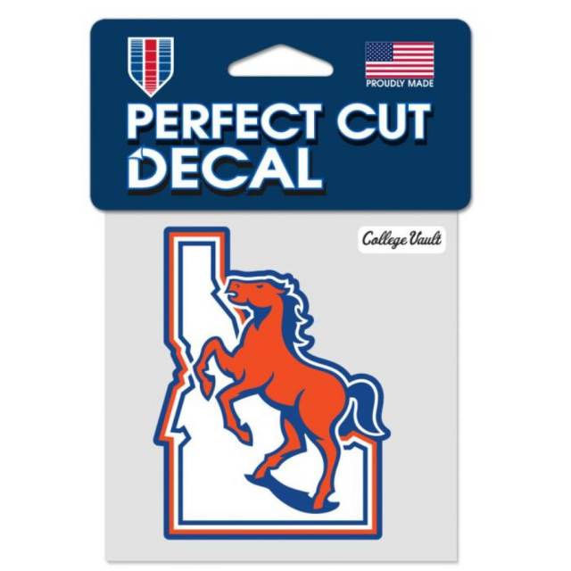 Boise State University Broncos Retro Logo - 4x4 Die Cut