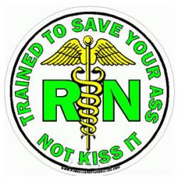 RN Save Your Ass - Neon Green
