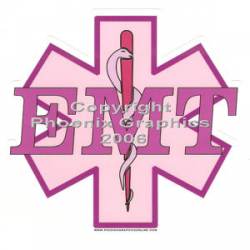 Star Of Life - Pink Decal