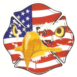 American Eagle Maltese Cross - Decal
