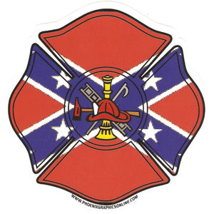 Southern Rebel Maltese Cross - Decal