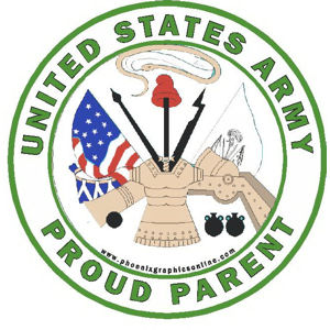 United States Army Proud Parent - Decal