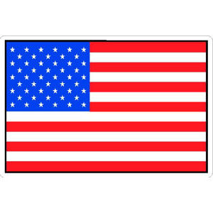United States of America American Flag - Sticker
