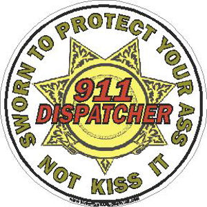 7 Point Sheriff Dispatcher Badge - Decal at Sticker Shoppe