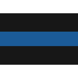 Thin Blue Line 3 Inch - Vinyl Sticker Email Exclusive at Sticker Shoppe