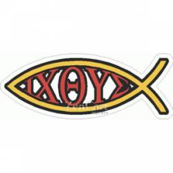 Ichthys Religious Fish Vinyl Sticker