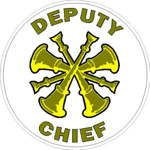 Deputy Fire Chief Bugles - Decal