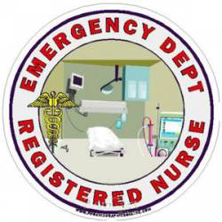 Emergency Dept Registered Nurse - Decal