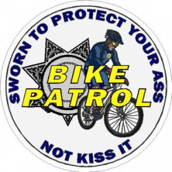 7 Point Star Bike Patrol - Decal