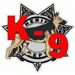 7 Point Deputy Sheriff K-9 - Decal