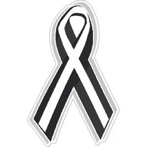 Thin White Line Ribbon - Decal