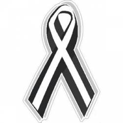 Thin White Line Ribbon - Decal