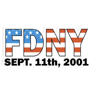 FDNY September 11th - Decal