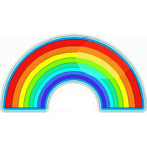 Rainbow - Sticker