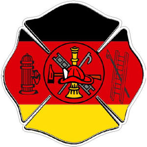 German Maltese Cross - Sticker
