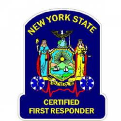 New York State Certified First Responder - Sticker