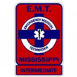 Mississippi EMT Intermediate - Sticker