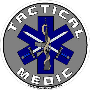 Tactical Medic & Swords - Decal