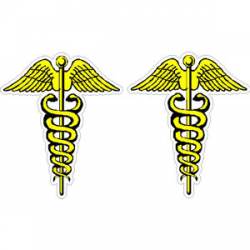 Nursing Caduceus - Helmet Decal Pair