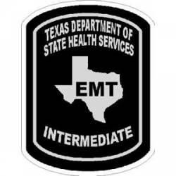 Texas EMT Intermediate Subdued - Vinyl Sticker