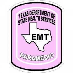 Texas Paramedic Pink - Vinyl Sticker