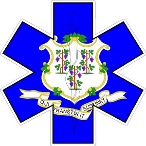 State of Connecticut Star of Life - Decal