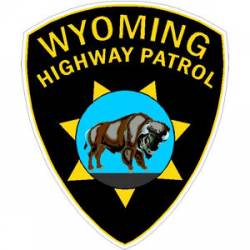 WYOMING HIGHWAY PATROL POLICE PATCH 