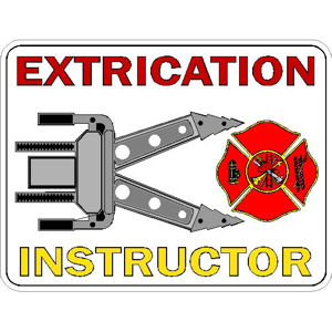 Extrication Sticker Extrication Instructor Jaws Maltese Cross Vinyl Sticker at Sticker Shoppe