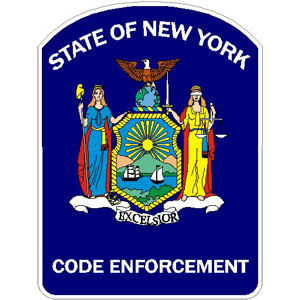 State Of New York Code Enforcement - Sticker
