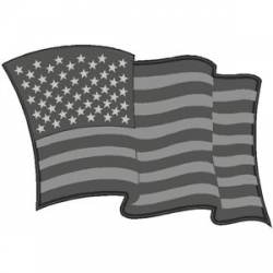 Subdued Wavy American Flag - Decal
