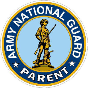 Army National Guard Parent Vinyl Sticker at Sticker Shoppe