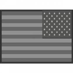 Subdued Reverse American Flag - Decal