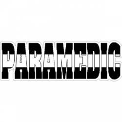 Paramedic Thin White Line - Decal