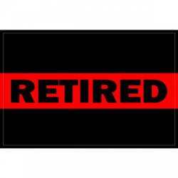 Thin Red Line Retired - Decal