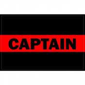 Thin Red Line Captain - Decal