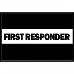 Thin White Line First Responder - Sticker