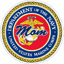 United States Marine Mom - Sticker