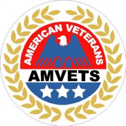 AMVETS American Veterans - Sticker