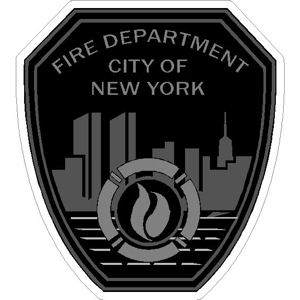 FDNY 30 cm Fire Department City of New York Aufkleber Sticker Bumper RAR!