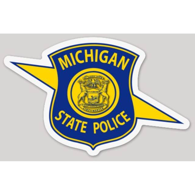 Michigan State Police Logo - Vinyl Sticker