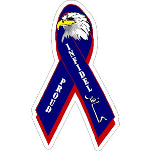 Proud Infidel Ribbon - Sticker