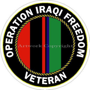 Operation Iraqi Freedom Veteran - Sticker