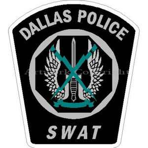 Dallas Police SWAT Subdued - Sticker
